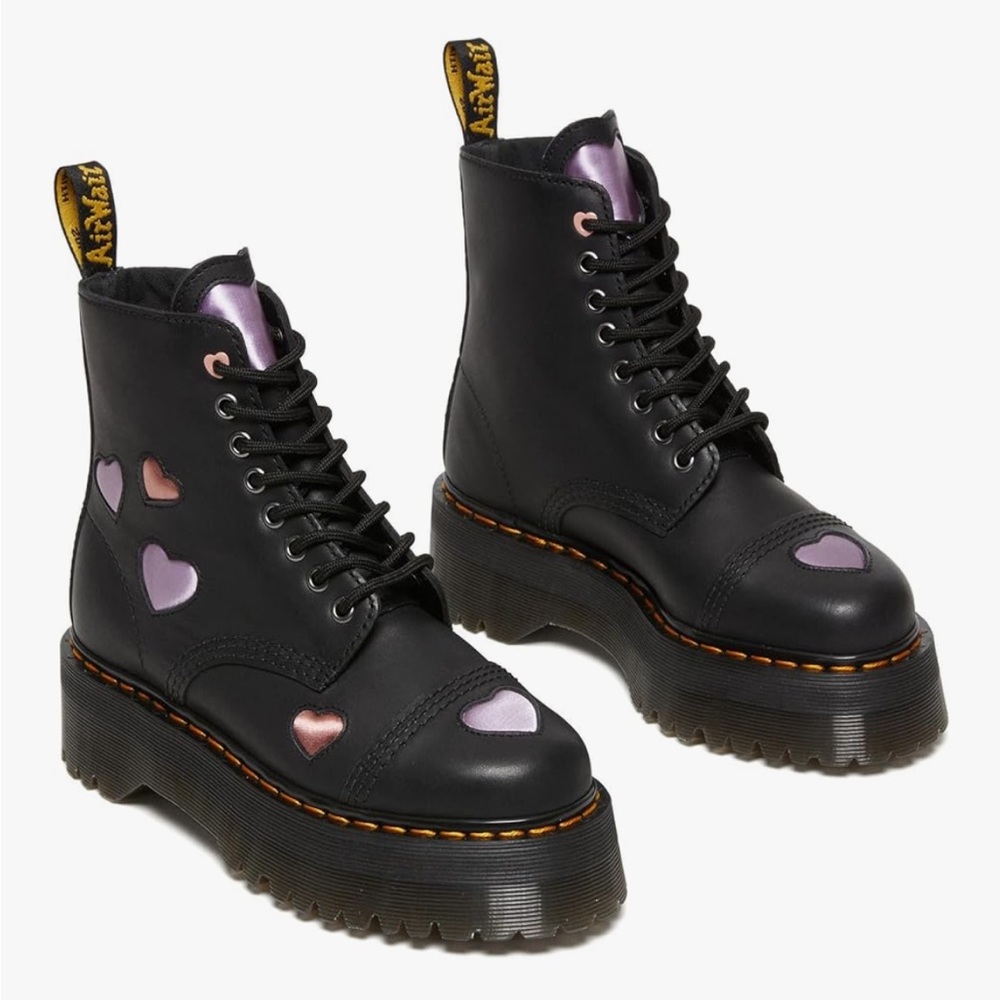 Dr. Martens Sinclair Leather Heart Platform Women’s size 9 NEW!!! - Picture 3 of 8